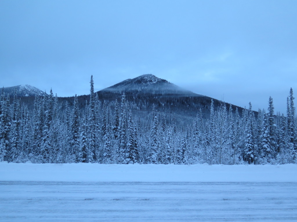 Mountain in Yukon Territory, Canada, AlCan Highway