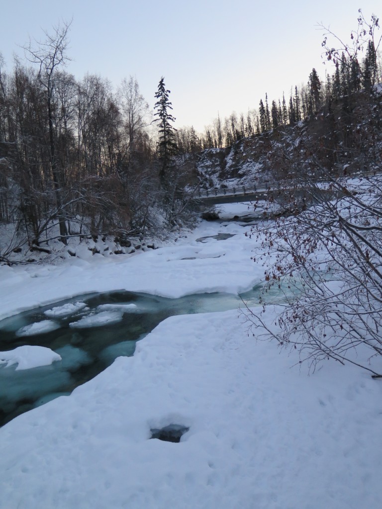 Little Su River in the winter, Palmer Alaska