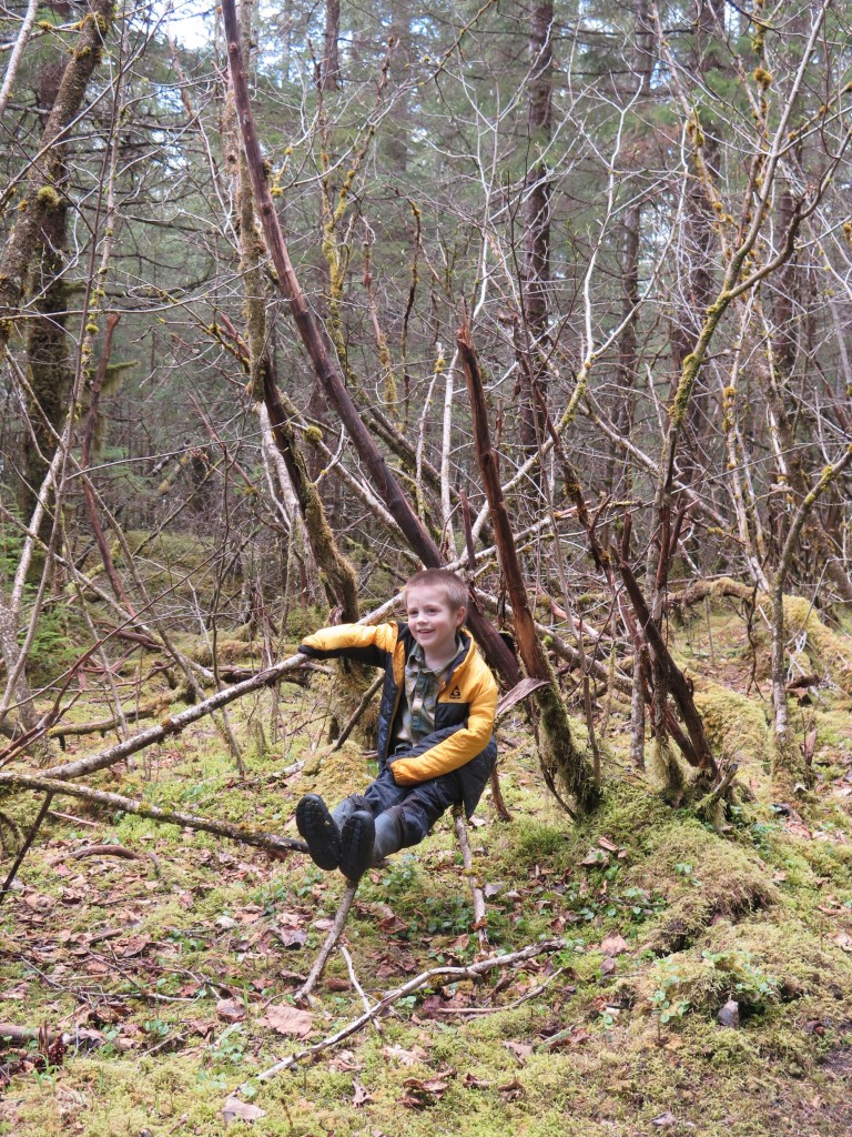 Finding unique places to sit in Juneau Alaska