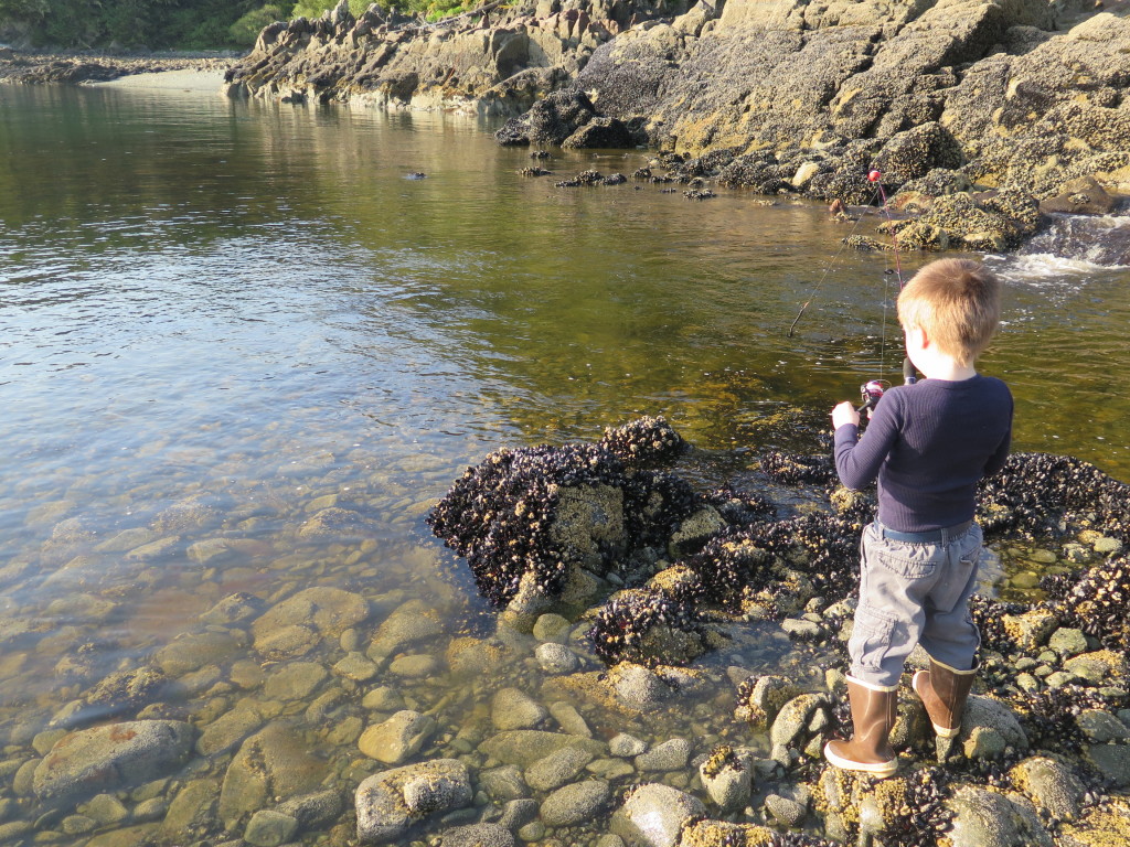 Fishing in Juneau Alaska, Amalga Harbor or Peterson Creek