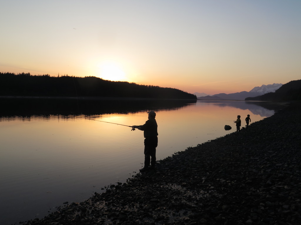 Fishing in Juneau Alaska at Echo Cove