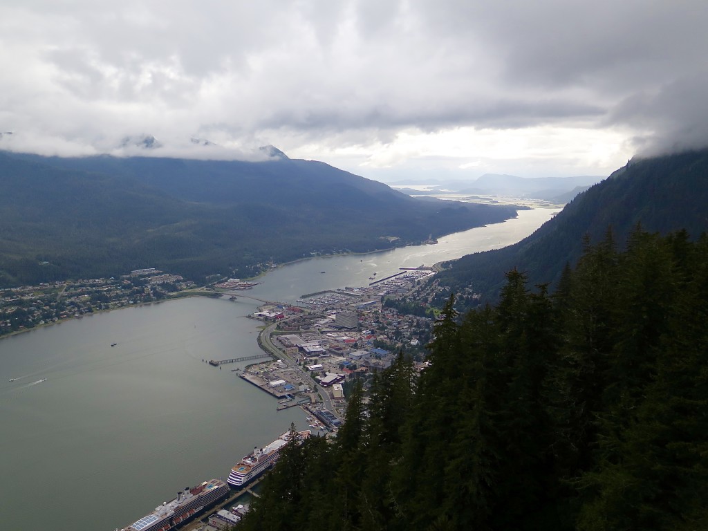 A view of Juneau from the Tram.